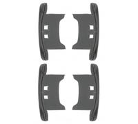 cyclingcolors 4x Embout guidage de lame de volet roulant en PVC noir Coulisse Maintien Treuil Fenêtre Store Ouverture Fermeture Tablier, pour lame alu de 37 x 8mm