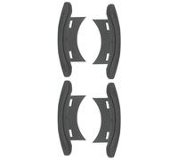 cyclingcolors 4x Embout guidage de lame de volet roulant en PVC noir Coulisse Maintien Treuil Fenêtre Store Ouverture Fermeture Tablier, pour lame alu de 55 x 13mm et 14mm