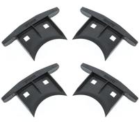 cyclingcolors 4x Embout guidage de lame de volet roulant en PVC noir Coulisse Maintien Treuil Fenêtre Store Ouverture Fermeture Tablier, pour lame alu de 42 x 8mm