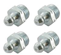 cyclingcolors 4x Graisseur 1/8 BSP angle 180° embout graissage pompe à graisse manuelle hydraulique tracteur engin agricole tractopelle