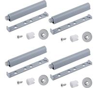 cyclingcolors 4x loquet de porte magnétique Push to Open aimant placard mécanisme sans poignée Poussoir Ouverture Fermeture Armoire Tiroir, Gris
