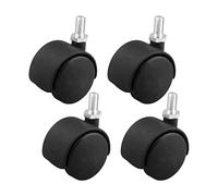 cyclingcolors 4x roulette pivotante meuble 40mm sans frein avec tige filetée M8 x 15mm hauteur 45mm charge max 30kg mini roue chariot caisson