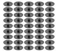 cyclingcolors 50x Cache vis capuchon Plastique tête Plate CHC et FHC 15mm 6 pans Creux Allen SW4 Hexagonal protection bouchon recouvrement meuble, noir