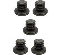 5x embout de tube rond rentrant pied chaise diamètre d = 7mm 8mm meuble table plastique noir patin