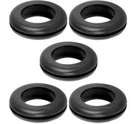 cyclingcolors 5x passe fil caoutchouc câble attache rond oeillet encastrable bureau mural tube support boitier armoire électrique (D1 = 12 x d =10 x H1 = 2 mm)