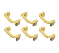 cyclingcolors 6x Poignée de meuble entraxe 64 mm plastique placard porte cuisine armoire tiroir buffet maison, pin