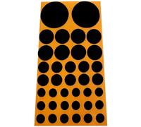 cyclingcolors 76x Cache vis adhésif autocollant diamètre 10mm 14mm 20mm 40mm protection bouchon trou obturateur meuble table chaise maison, Noir