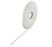 cyclingcolors Bande d'étanchéité adhésive autocollante en polypropylène de haute qualité pour fenêtres portes garage Garniture Vitrage Construction Polyvalent Isolant Seuil, blanc 12mm x 2mm x 20m