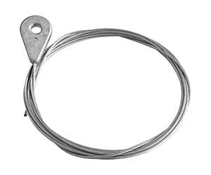 cyclingcolors Cable souple tondeuse 1.5 mm 2.5 m avec tête oeillet Ø6.5 mm motoculture tracteur commande accélérateur