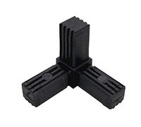 cyclingcolors connecteur plastique pour tube carré 20x20 25x25 30x30 étagère armoire 20mm 25mm 30mm raccord (Y (25mm))