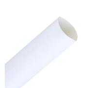 cyclingcolors gaine thermorétractable manchon isolation câble électrique, blanc diamètre avant 76,2mm, diamètre après 38,1mm, longueur 1,22m, épaisseur 1,27mm