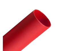 cyclingcolors gaine thermorétractable manchon isolation câble électrique, rouge diamètre avant 76,2mm, diamètre après 38,1mm, longueur 1,22m, épaisseur 1,27mm