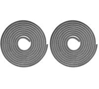 cyclingcolors Joint brosse non adhésif gris bande anti poussière Fenêtre Porte coulissantes Rail Etanchéité Meuble Placard Isolation Verre Vitre, 4,8mm x 10mm x 10m (Lot de 2)