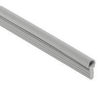 cyclingcolors Joint d'étanchéité harpon lèvre ronde plastique gris à enfoncer 13 x 5mm Profil Infiltration Plinthe Queue de sapin Cuisine Salle de bain Isolation (3 mètres)