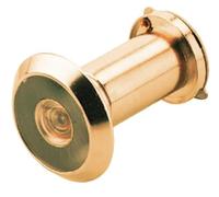 cyclingcolors Judas pour porte d'entrée, Ø 12 mm, jusqu'à épaisseur de porte 62 mm, laiton poli