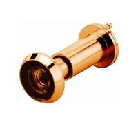 cyclingcolors Judas pour porte d'entrée, Ø 14 mm, jusqu'à épaisseur de porte 55 mm, avec volet, bruni, laiton