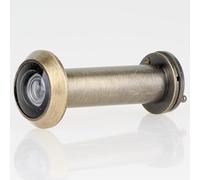 cyclingcolors Judas pour porte d'entrée, Ø 14 mm, jusqu'à épaisseur de porte 80 mm, bruni
