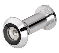 cyclingcolors Judas pour porte d'entrée, jusqu'à épaisseur de porte 60 mm, laiton, chromé, diamètre 14mm