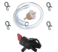 cyclingcolors Kit essence compatible avec Honda GCV 135 160 16950-ZG9-M02 : robinet + durite + filtre + collier tondeuse tracteur