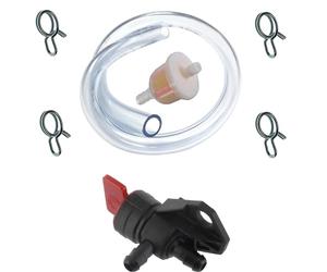 cyclingcolors Kit essence compatible avec Honda GCV 135 160 16950-ZG9-M02 : robinet + durite + filtre + collier tondeuse tracteur