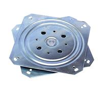 cyclingcolors Plateau Rotatif TV tournette à Bille carré à roulement à Billes 155 x 155 mm 150 Kg Plaque Pivotant Meuble HiFi Présentoir Tournant Support Ecran Ordinateur