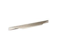 cyclingcolors Poignée de meuble 396 mm profil Zoid poignée aluminium tiroir armoire porte meuble quincaillerie placard cuisine chambre, aspect inox