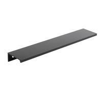cyclingcolors Poignée de meuble 52 mm profil Lucata poignée aluminium tiroir armoire porte meuble quincaillerie placard cuisine chambre, noir mat