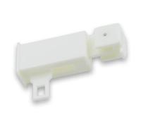 cyclingcolors Poulie de tirage en polyamide ivoire pour tringle à rideau en profil chemin de fer 24 x 16mm Accessoire Fenêtre Store Baie vitrée Ouverture Fermeture