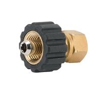 cyclingcolors raccord nettoyeur haute pression rapide universel connecteur flexible, laiton 2xF 1/2"x3/8"