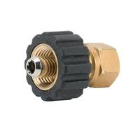 cyclingcolors raccord nettoyeur haute pression rapide universel connecteur flexible, laiton 2xF 1/2"x1/4"