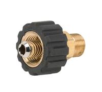 cyclingcolors raccord nettoyeur haute pression rapide universel connecteur flexible, laiton F/M 1/2"x1/4"