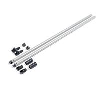 cyclingcolors reling rail rond central 450mm, gris, ensemble, coulisse, tiroir, meuble