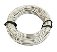 cyclingcolors Rouleau de 5 mètres fil électrique 0,5mm² cuivre blanc câble souple faisceau