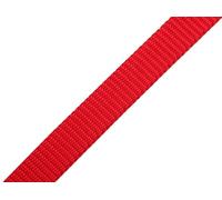 cyclingcolors Sangle en polypropylène, Largeur 10 mm, Longueur 25 mètre, Sac à Dos Corde Meuble Chaise toboggas mercerie vêtement, Rouge