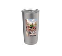 Cycliste remporte la course verte du meilleur sprinteur Gobelet isotherme en acier inoxydable double paroi