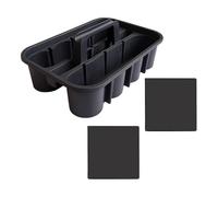 CYDZSRA Panier de Rangement à Compartiments Ajustables pour Outils et | petits objets. Chaque panier est fourni avec deux compartiments ajustables selon vos préférences.