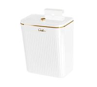 CYDZSRA Poubelle de Cuisine Moderne et élégante avec Couvercle, composteur | grande capacité, solution de rangement des déchets sous l'évier, décoration moderne pour chambre, salle de bain,