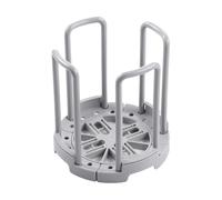CYDZSRA Support de cuisine, support de bol extensible, présentoir teinture tasse simple et élégant, adapté Pour aux bols d'un diamètre, Gris, 14.5 * 14.5 * 15CM