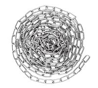 CYEER Chaîne en acier inoxydable 4MM, chaîne en acier inoxydable de 6M, chaîne en acier forte, chaîne en acier inoxydable, chaîne en métal à maillons ronds pour fauteuil suspendu, chaîne pour sac de