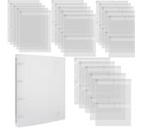 CYFUN DESIGN Classeur de rangement pour matrices A4, dossier de rangement pour matrices et tampons, pochettes protectrices de pages, inserts pour album de matrices et pochoirs, accessoires pour