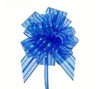 CYJAZNHH Nœuds À Tirer en Organza ABS, Ruban, Emballage Cadeau, Multicolore, Paquet De 3/5/10(Blu,3PCS)