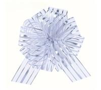CYJAZNHH Nœuds À Tirer en Organza ABS, Ruban, Emballage Cadeau, Multicolore, Paquet De 3/5/10(Silver,10PCS)