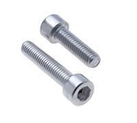 Cylinder Hex Head Cap Screws M6x20 (Pack of 25) A2 Stainless Steel Hexagon Socket Allen Key Hex Screw Bolts Thread Fasteners Cylindrical Heavy Duty Certified Standard DIN912 (6mm x 20mm)