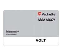 Cylindre VACHETTE Euro VOLT - Avec 3 clés réversibles + carte de propriété