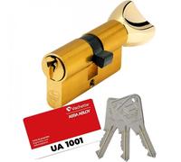 Cylindre 30 x B30 s'entrouvrant sur variure UA 1001 - laiton poli - V5 VACHETTE
