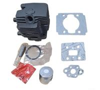 Cylindre 34mm avec pour piston et Joints pour Débroussailleuse G26L BC2610 226RJ Kit Réparation Moteur Thermique