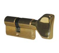 Cylindre à bouton CAVERS ISEO 30x30mm - laiton poli - varié V05 KCF001921 - 525930307V05