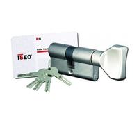 Iseo Cylindre à bouton ISR6 – Nickelé – B30 x 30 mm – Exem