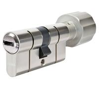 Cylindre à bouton P6PS PréSnap Varié - 35 x 35 mm - Bouton 35 mm - Laiton nickelé - ABUS - 5017699-11