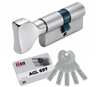 Cylindre à bouton s'entrouvrant sur variure AGL 697 - B40 x 30 - ISR6 ISEO